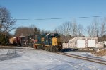 CSXT 2548 Leads RUPO at Blue Rock Rd.